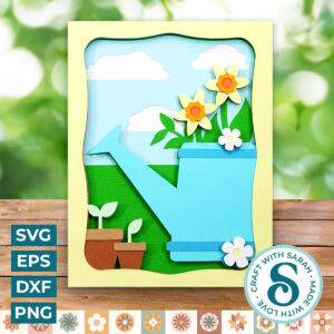 Garden Scene A2 Card
