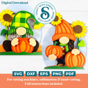 Pumpkin Patch Gnome SVGs
