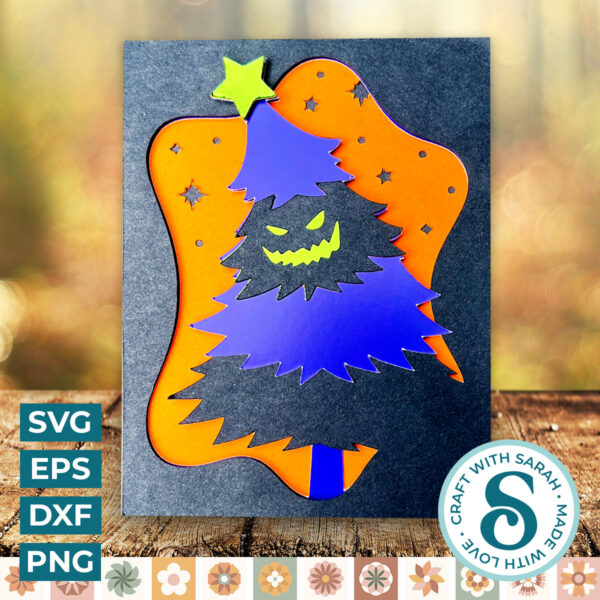 Halloween Tree A2 Card