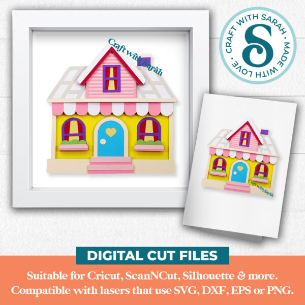 Cute House SVG - Image 2