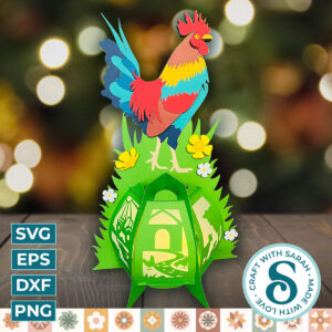 Rooster Lantern