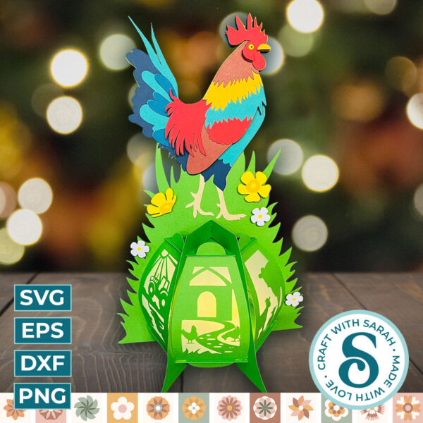 Rooster Lantern