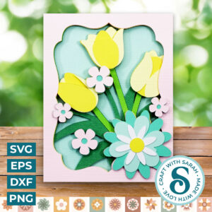 Spring Flowers A2 Card