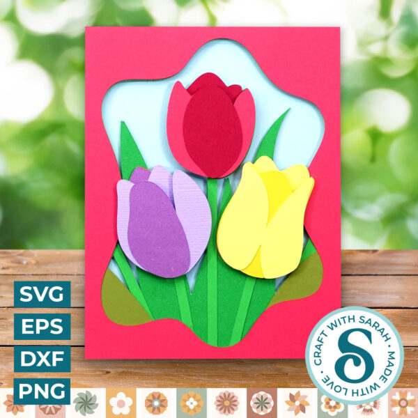 Tulips A2 Card