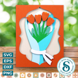 Tulips Bouquet A2 Card