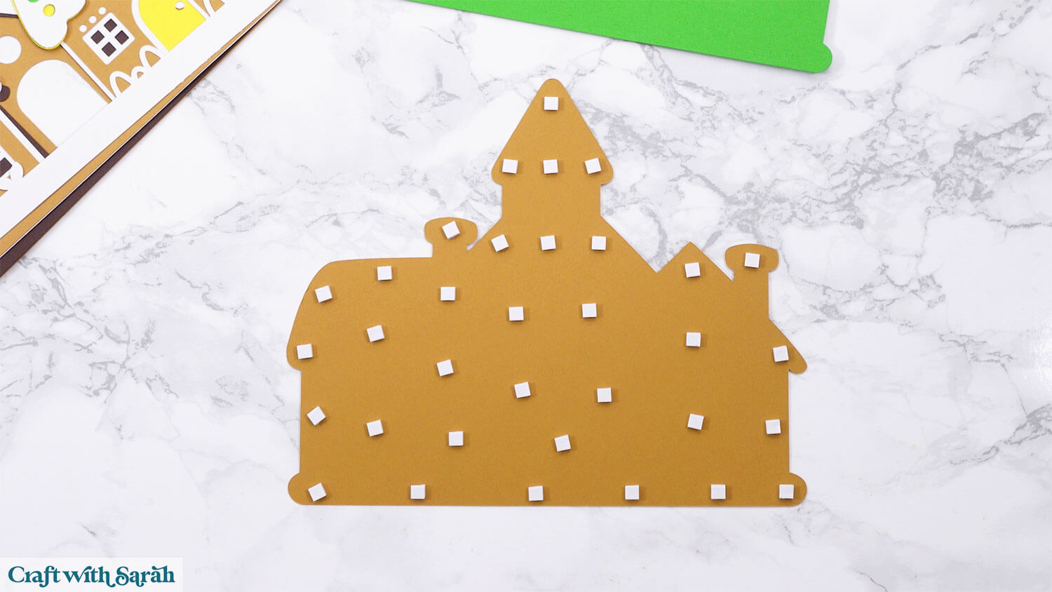 Gingerbread craft project tutorial part 7