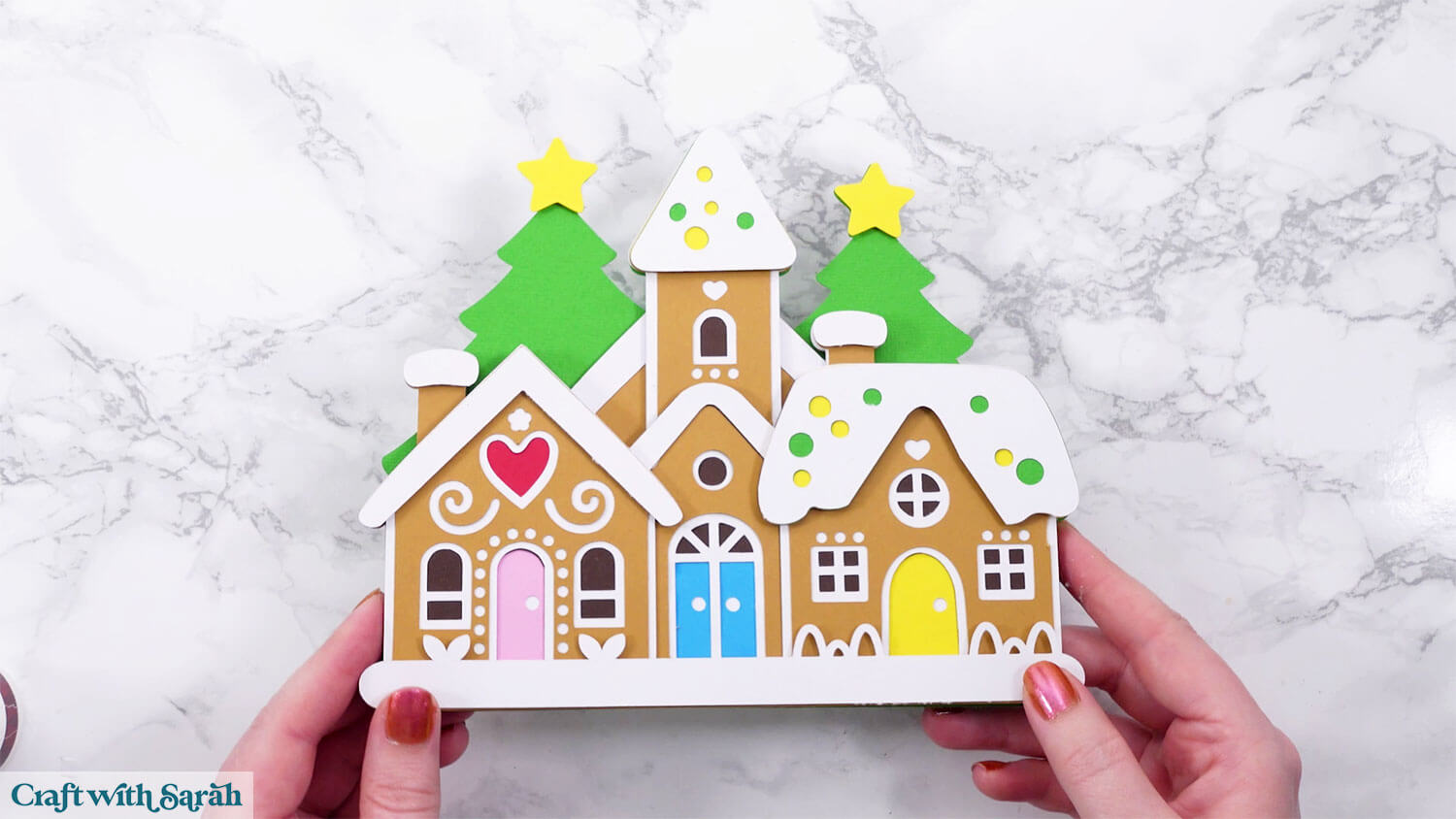Gingerbread craft project tutorial part 8