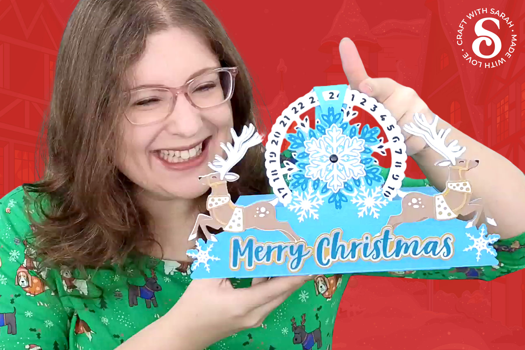 Advent calendar to make from Craft with Sarah