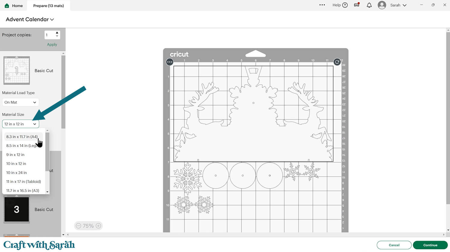 Advent calendar wheel part 10