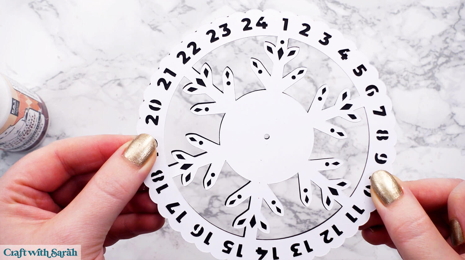 Advent calendar wheel part 18