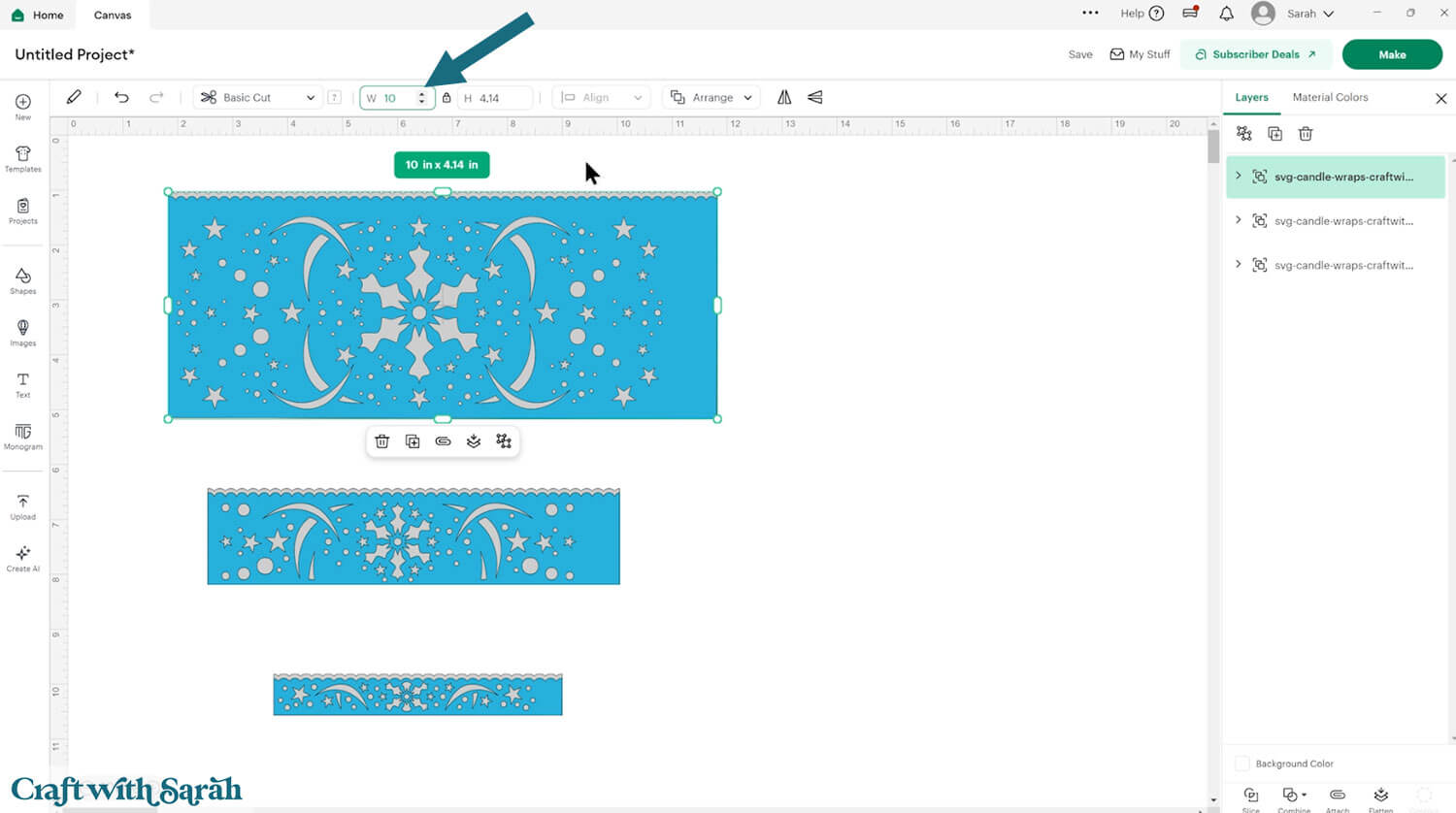 Candle decorations step 5
