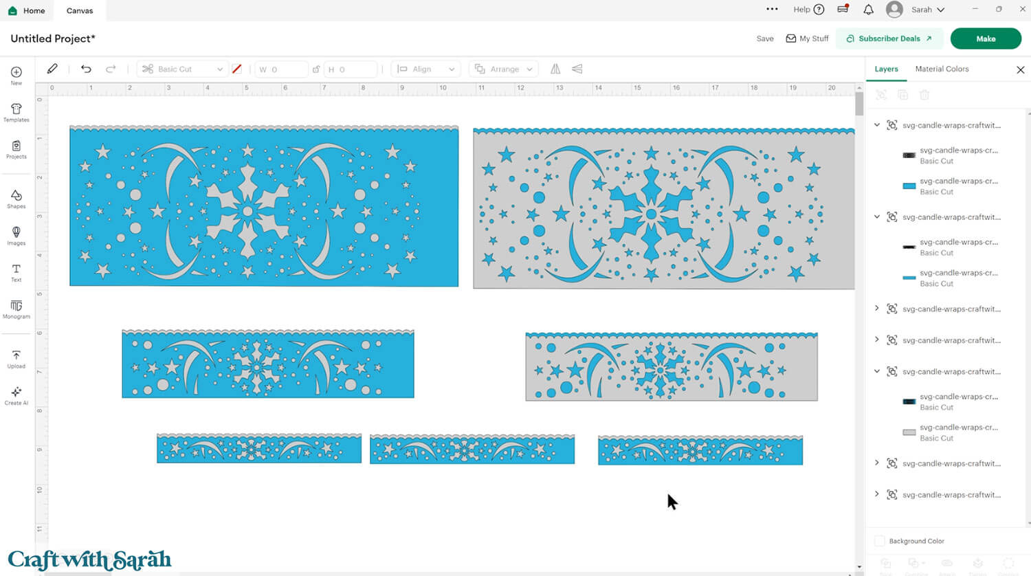 Candle decorations step 7