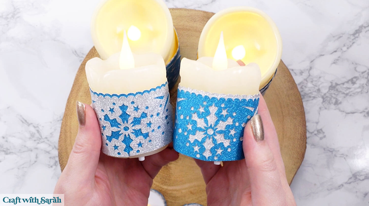 Candle decorations step 20