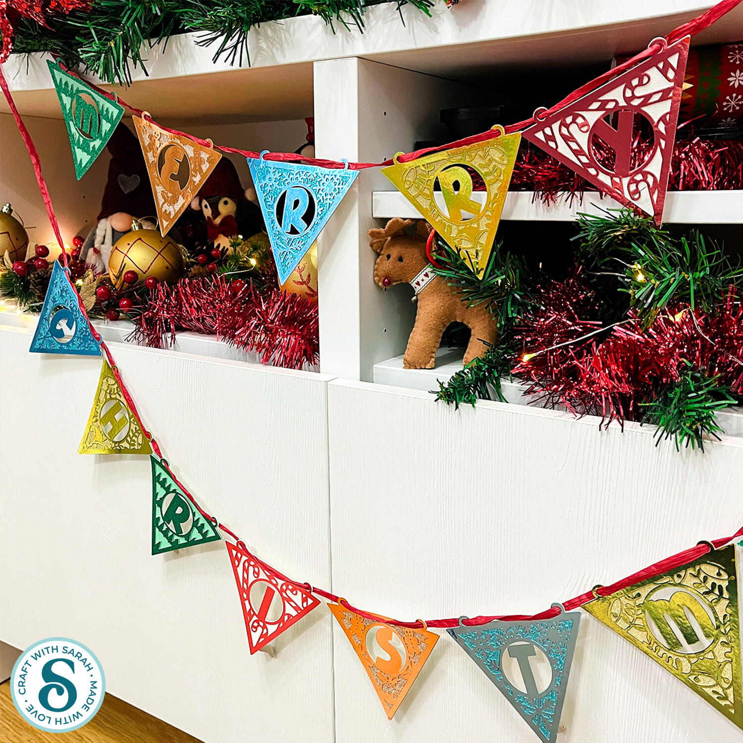 Christmas bunting from Craft with Sarah