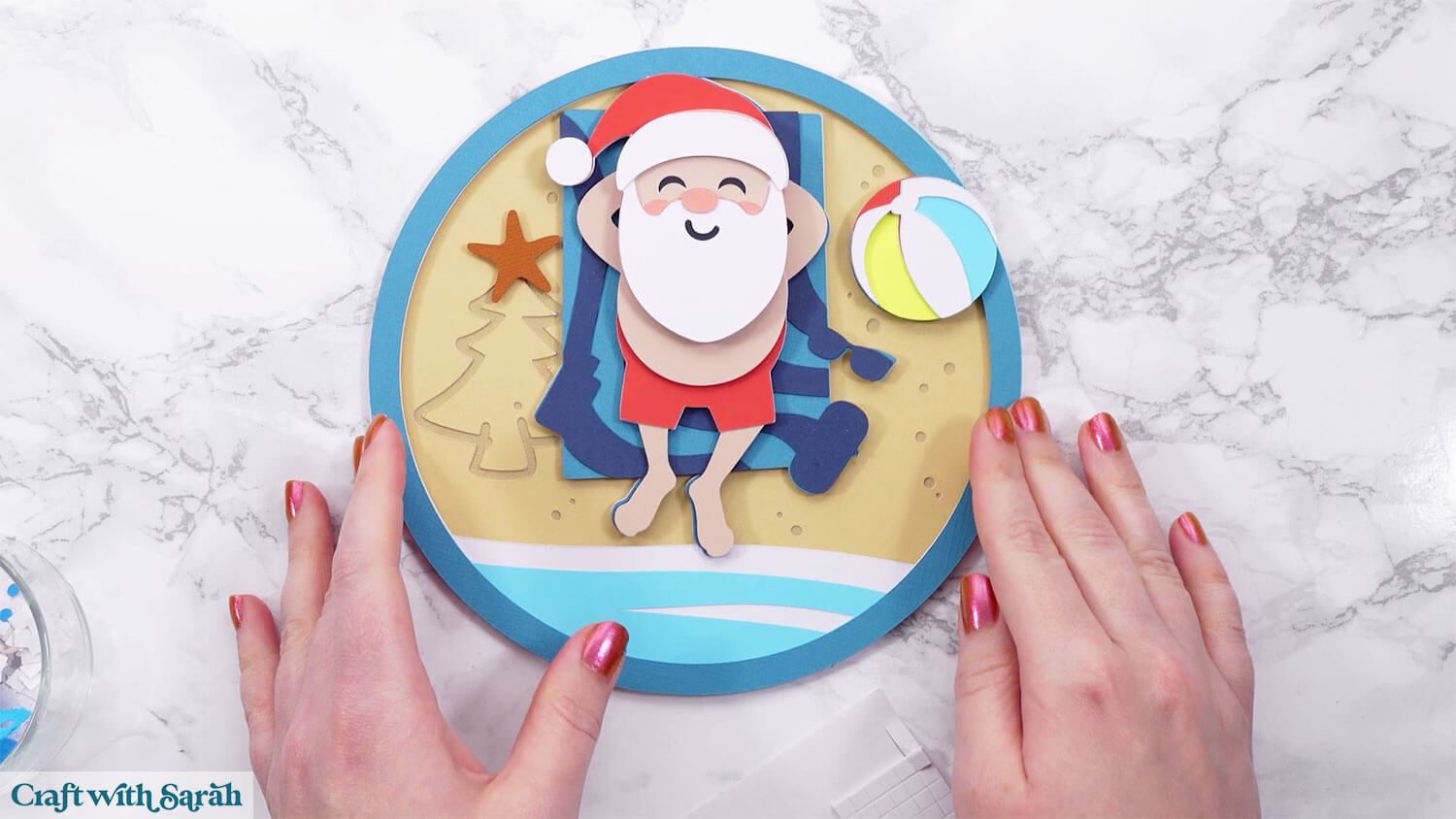 Beach Santa craft part 7