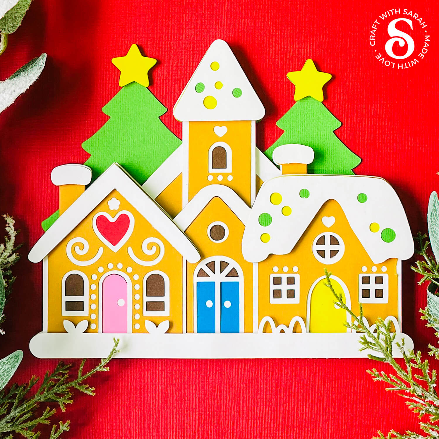 Cookie village Cricut project