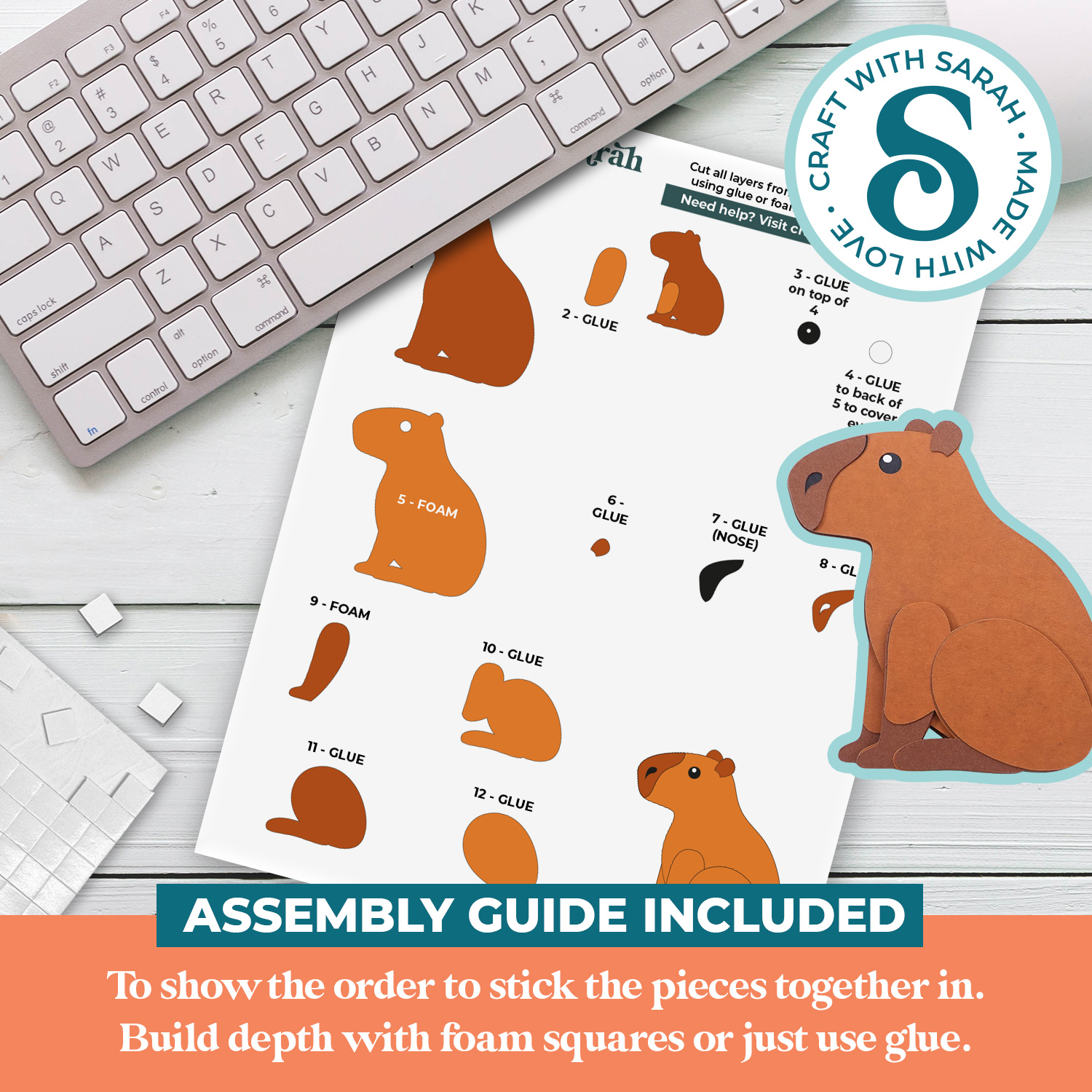 Capybara SVG (Cute Animal Series) - Image 3
