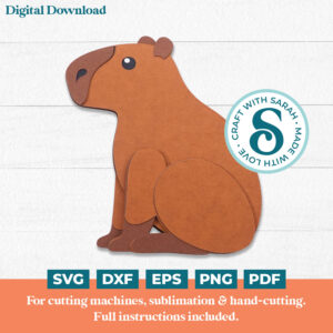 Capybara SVG (Cute Animal Series)