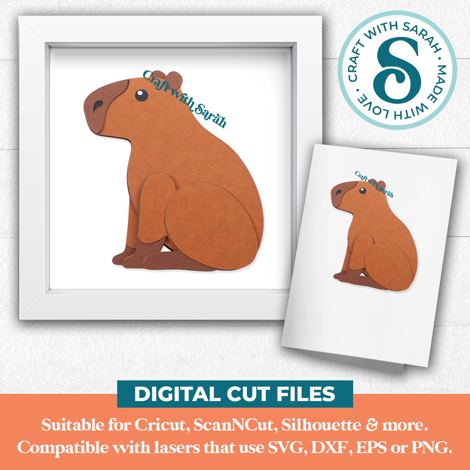 Capybara SVG (Cute Animal Series) - Image 2