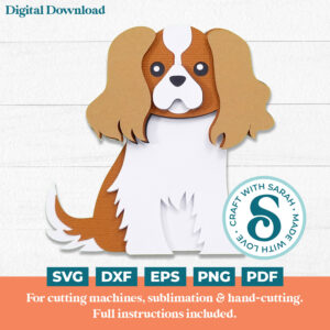 Cavalier King Charles Spaniel SVG (Cute Animal Series)