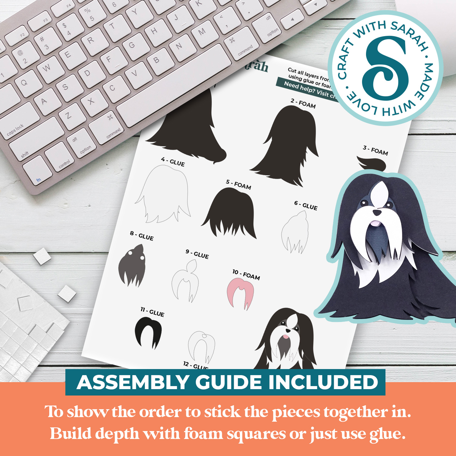 Shih Tzu SVG (Cute Animal Series) - Image 3