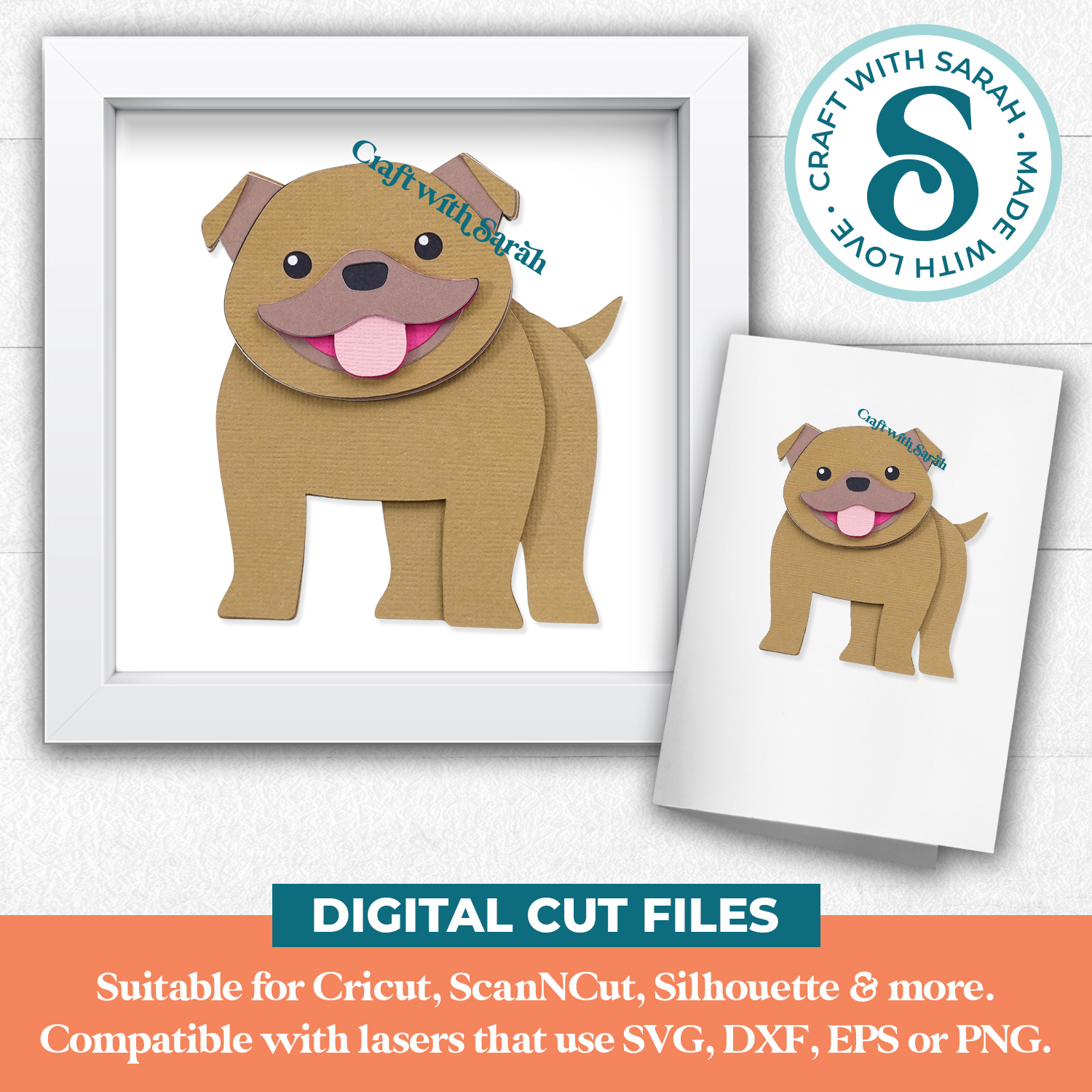 Staffie SVG (Cute Animal Series) - Image 2