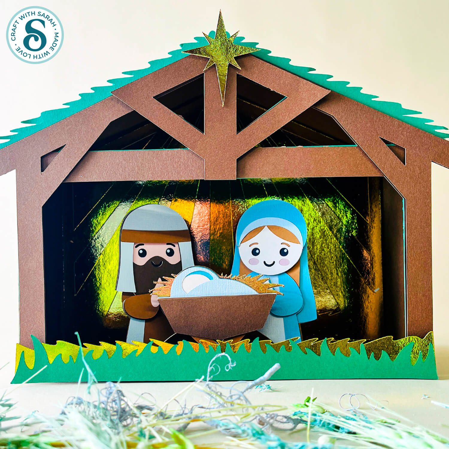 DIY Nativity Cricut SVG project