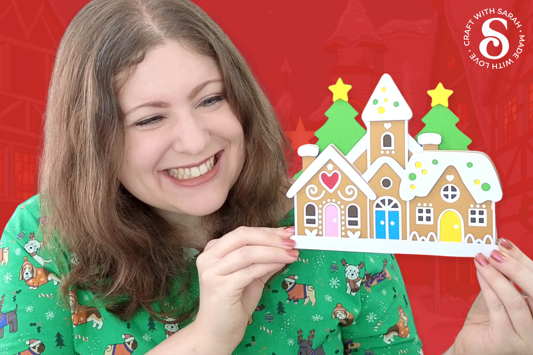 Gingerbread Village SVG by Craft with Sarah