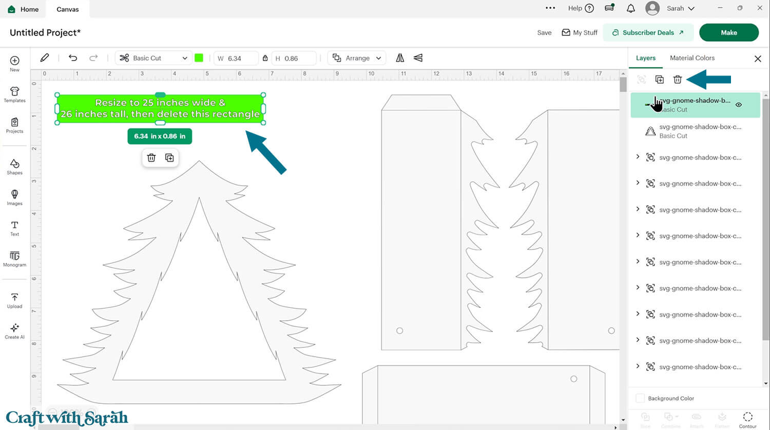 Gnome shadow box part 3
