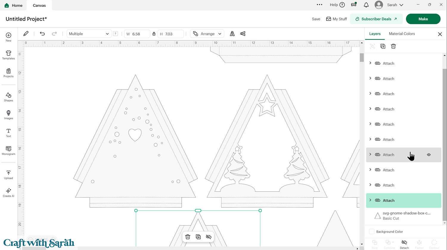 Gnome shadow box part 8
