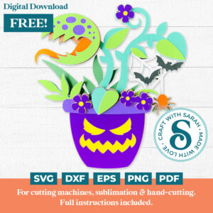 Halloween Flower Pot