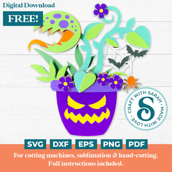Halloween Flower Pot