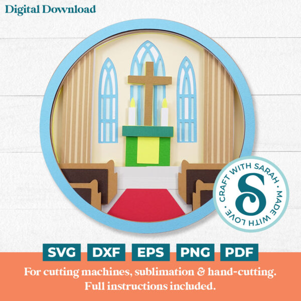 Inside a Church SVG