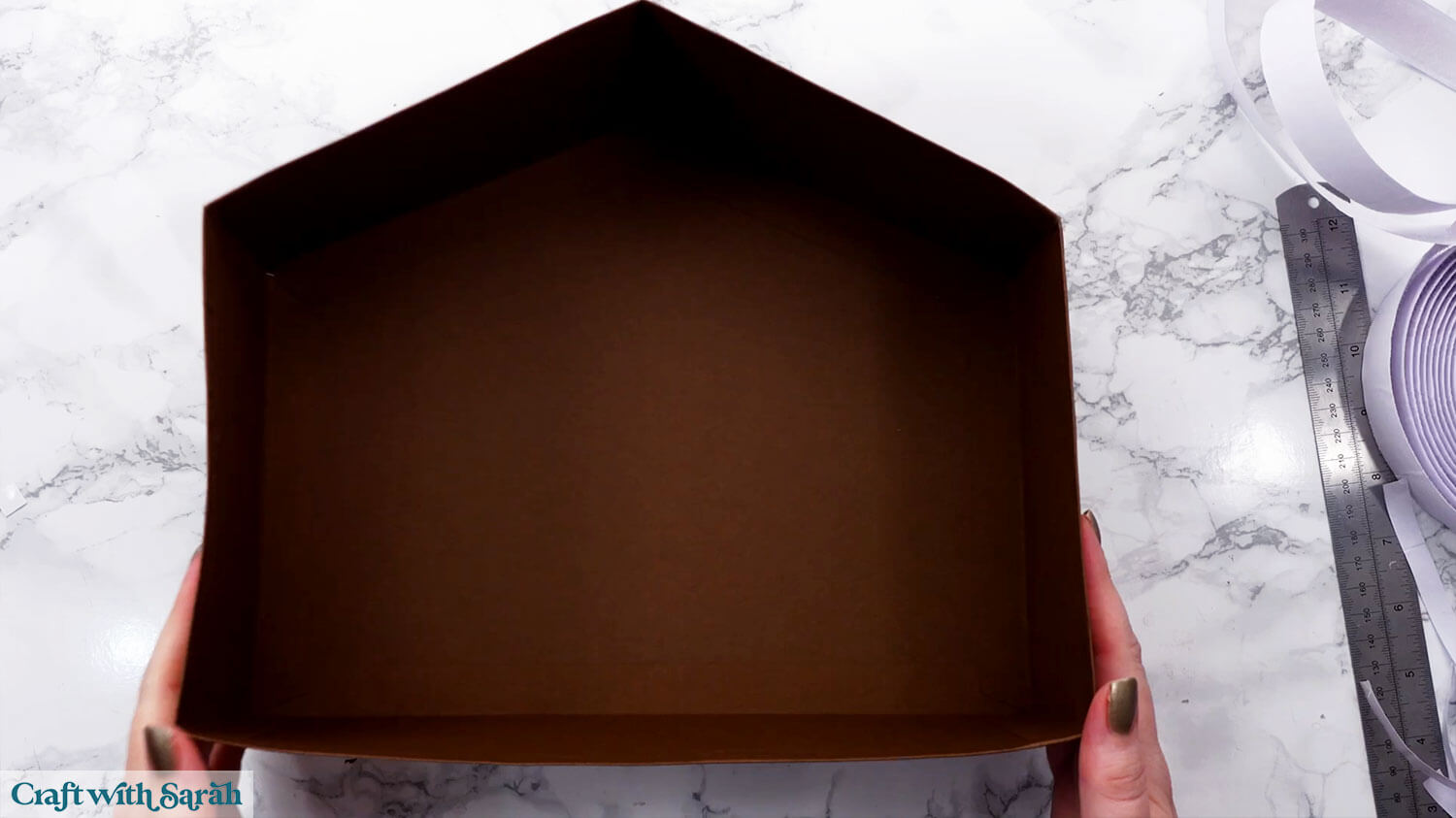 Nativity craft step 45