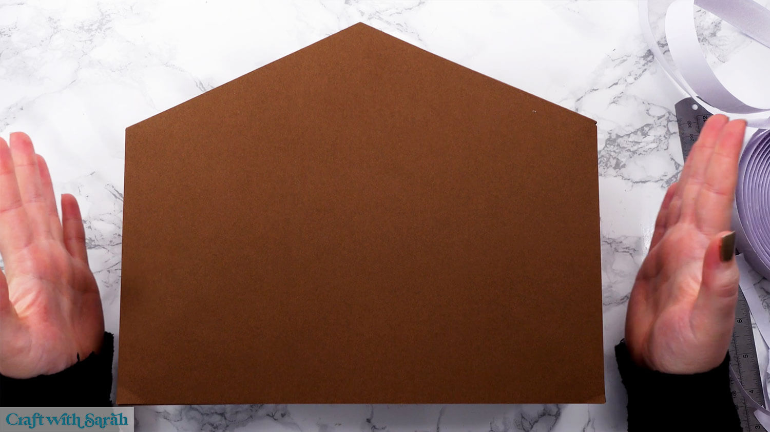 Nativity craft step 48