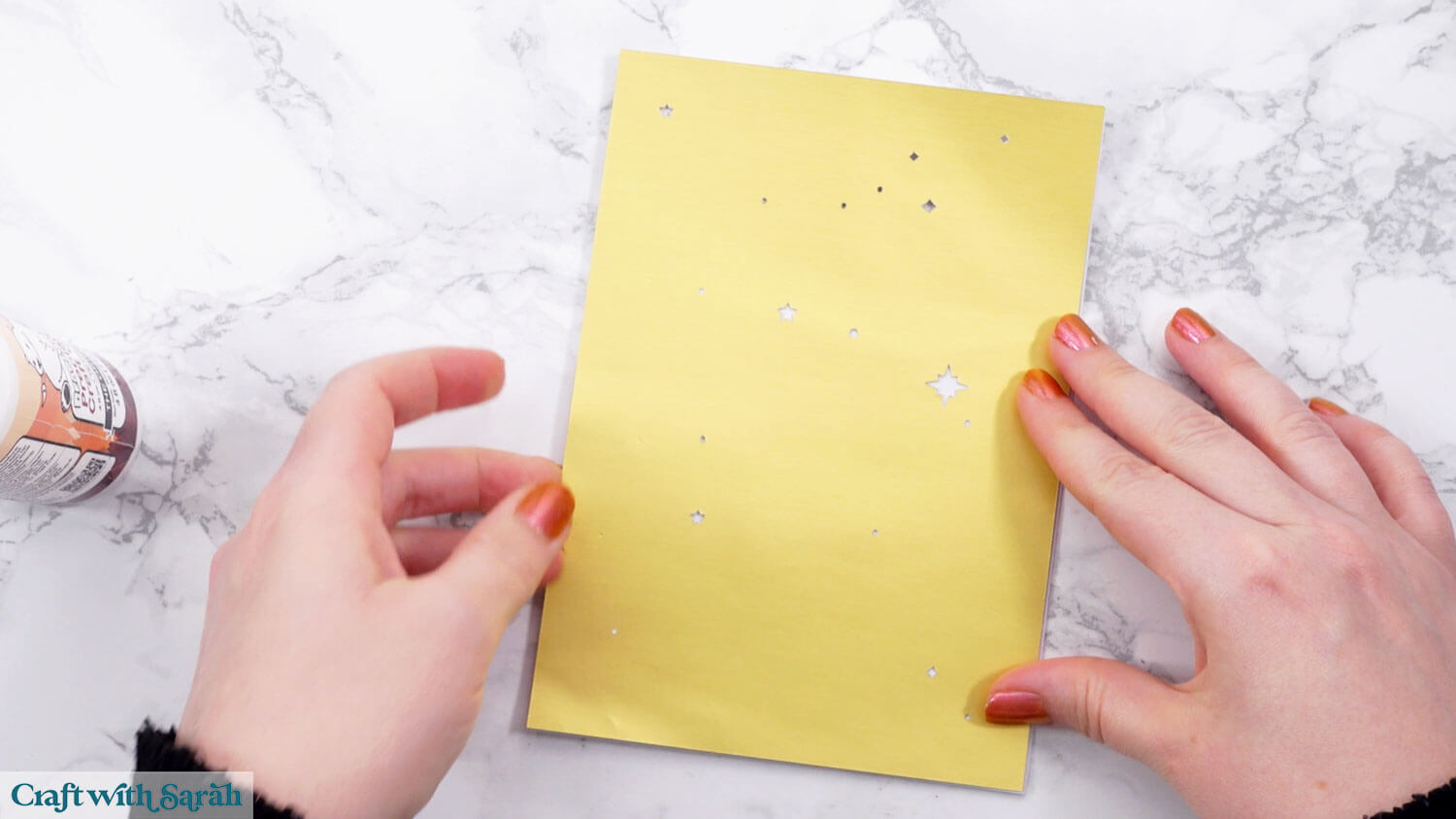 Nativity card step 10