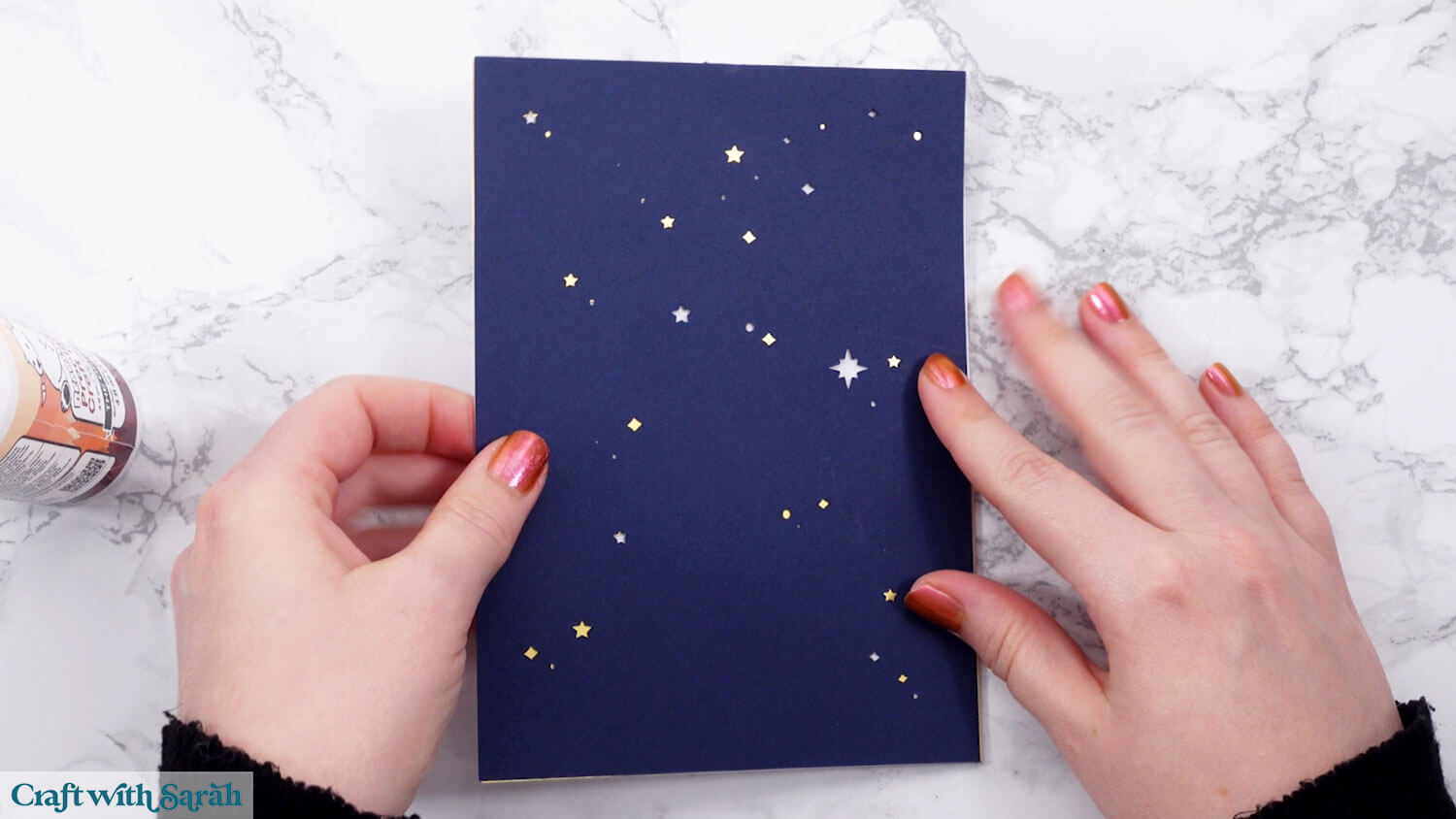 Nativity card step 11