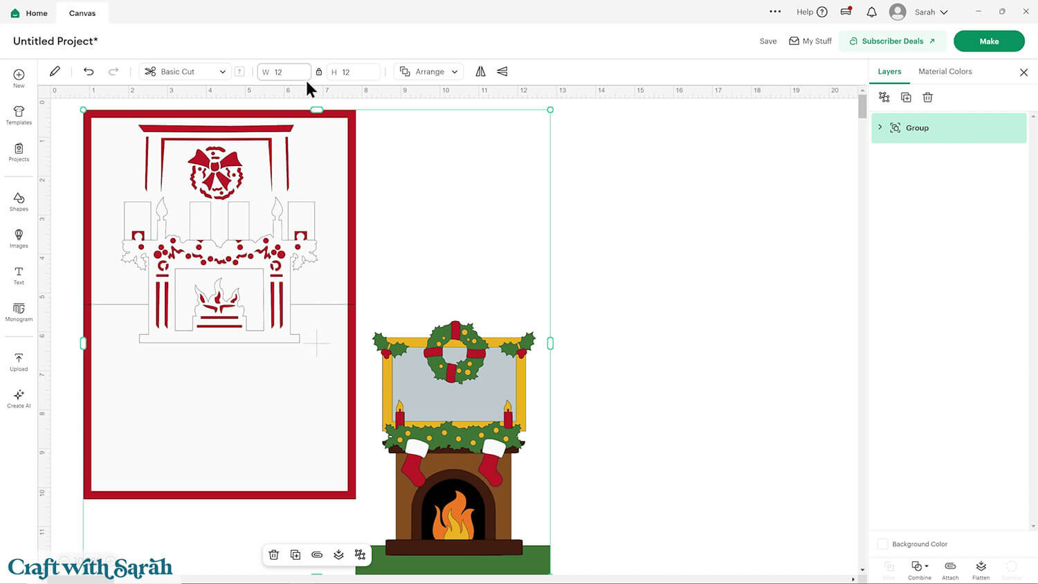 Kirigami card part 1