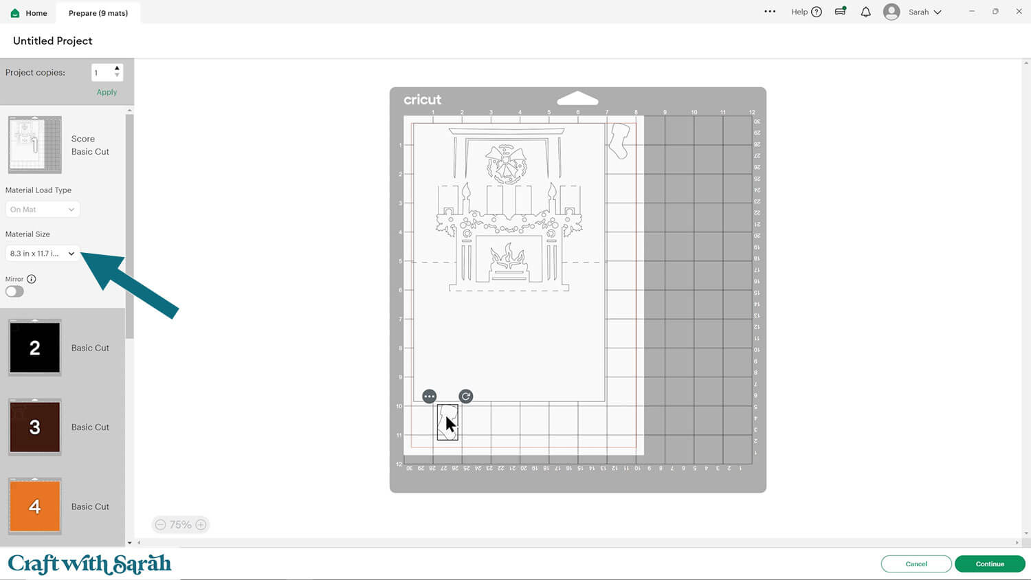 Kirigami card part 6