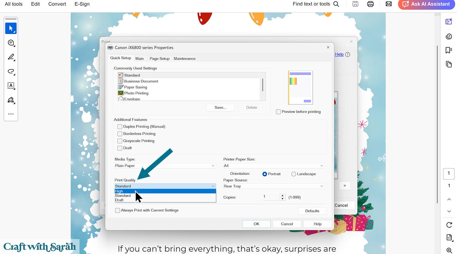 Santa letter step 24