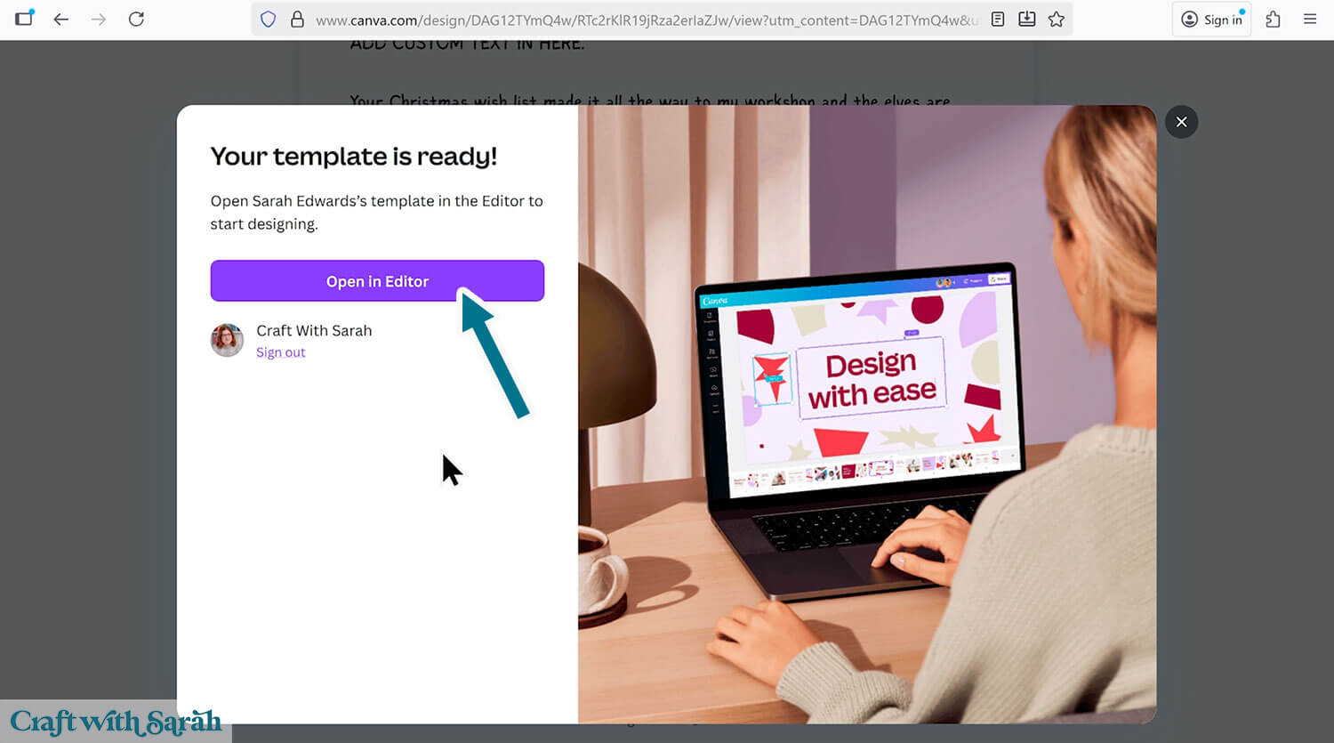 Santa letter step 30