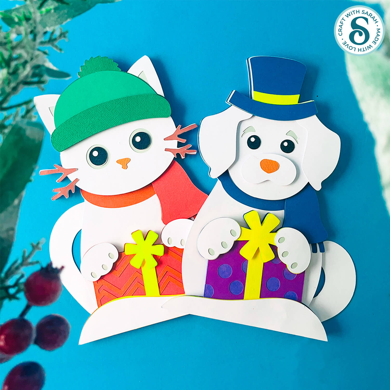 Snow pets layered SVGs by Craft with Sarah