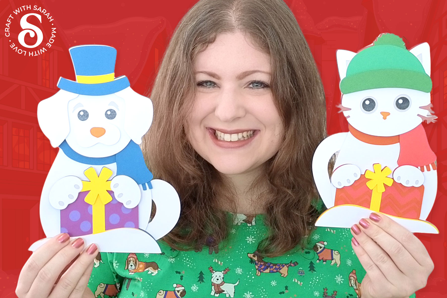 Snow pets SVG to make with a Cricut