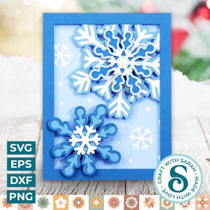 Snowflakes A2 Card