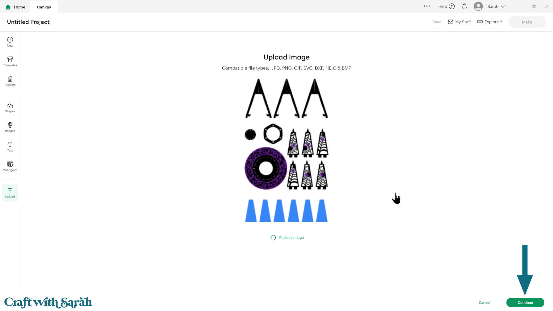 DIY witch hat step 2