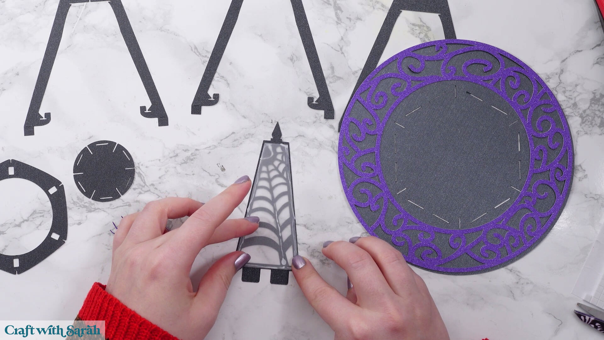 DIY witch hat step 8