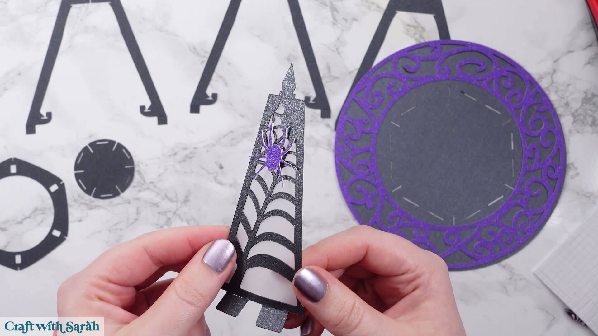 DIY witch hat step 9