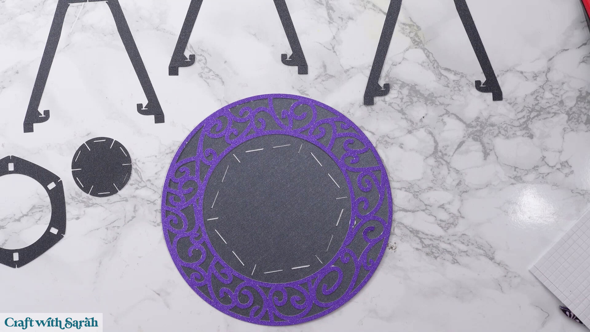 DIY witch hat step 10