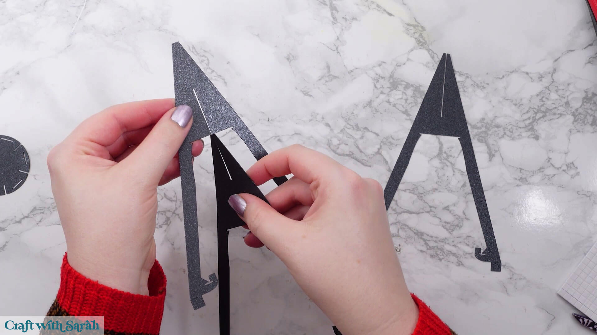 DIY witch hat step 11