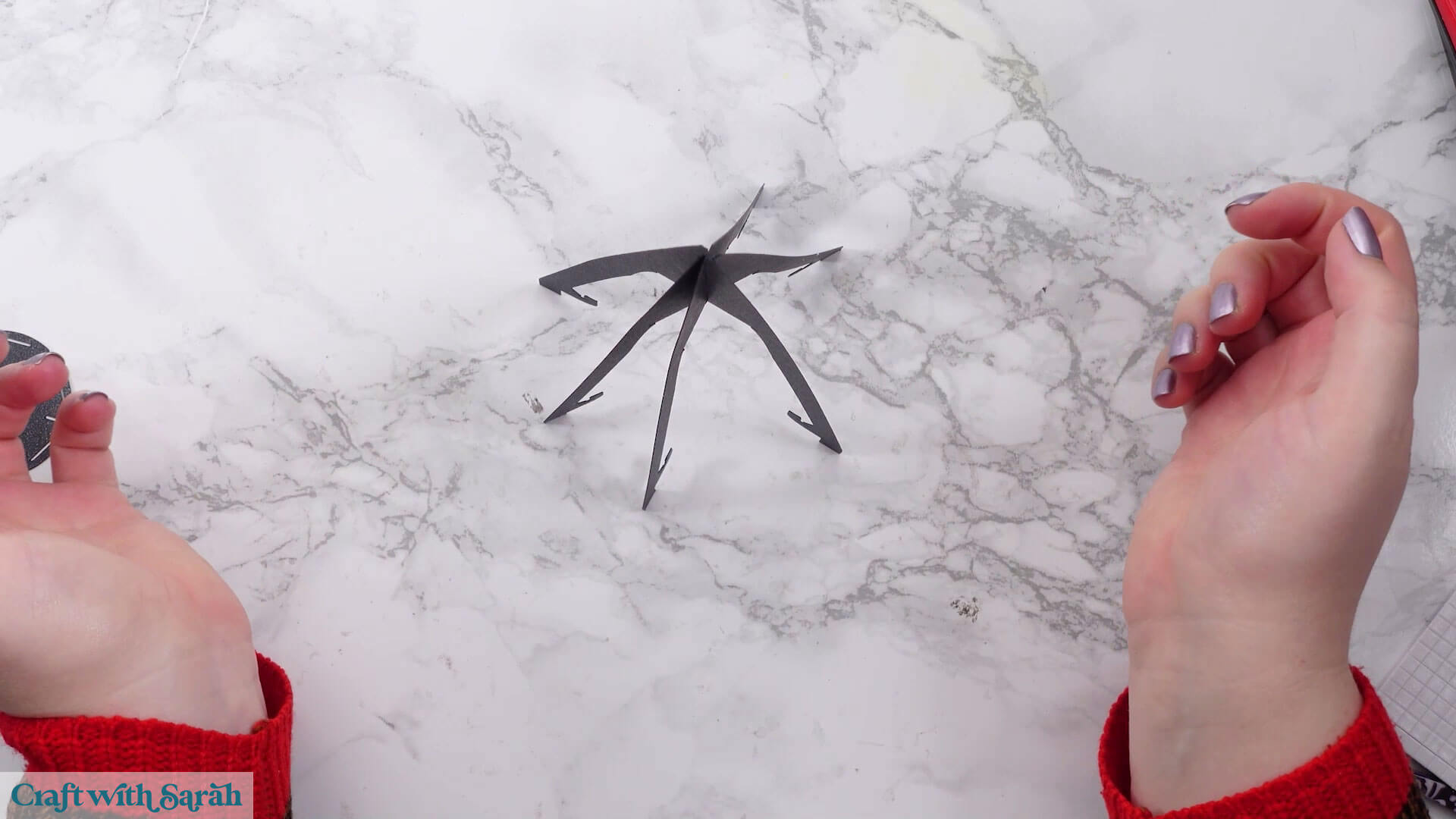 DIY witch hat step 12